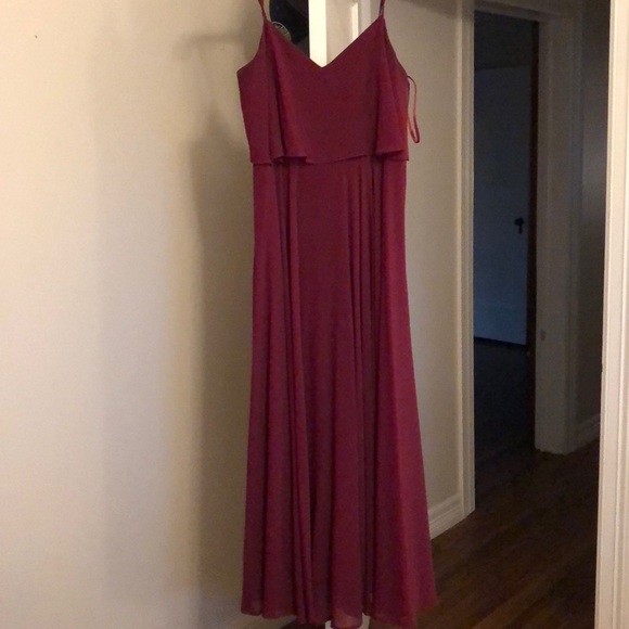 Lush Dresses & Skirts - Burgundy bridesmaids dress